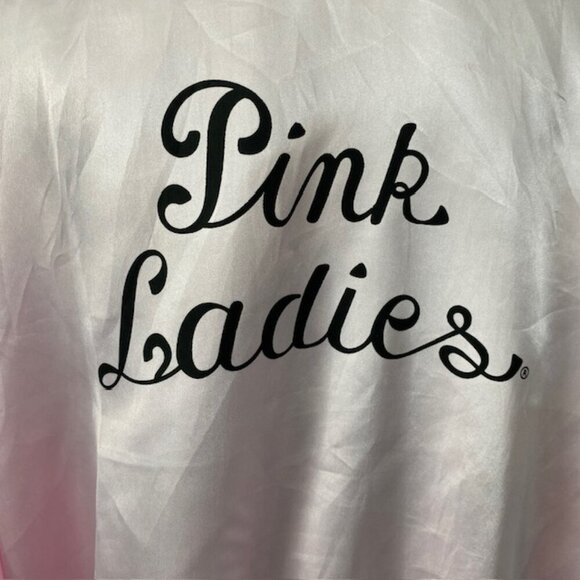 GREASE Pink Ladies Pink Satin Bomber Jacket XL - Picture 7 of 13